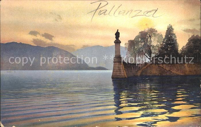 Pallanza Abendstimmung Lago Maggiore