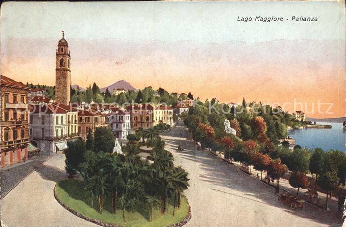 Pallanza Uferstrasse Kirche Lago Maggiore