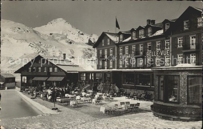 Kleine Scheidegg Interlaken Tschuggen Kurhaus Bellevue Terrasse im Winter Eisbah