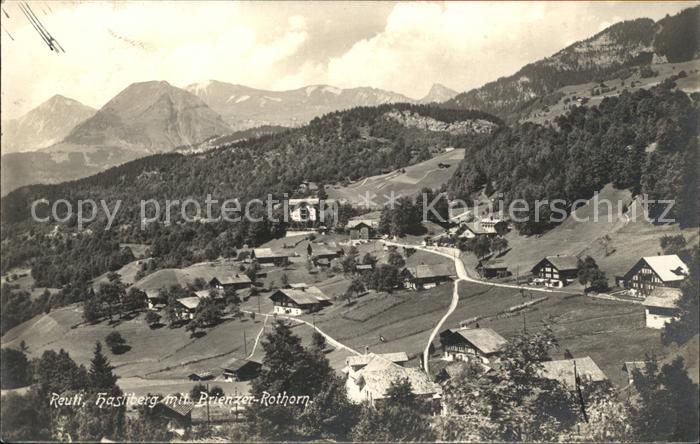Reuti Hasliberg mit Brienzer Rothorn