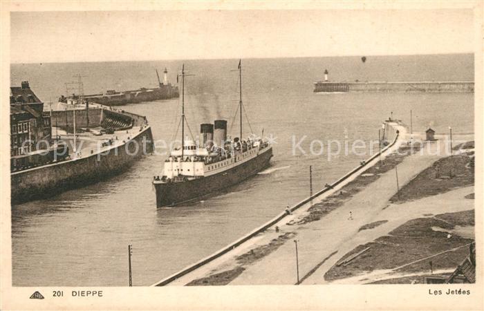 Dieppe 76 Les Jétées Vapeur