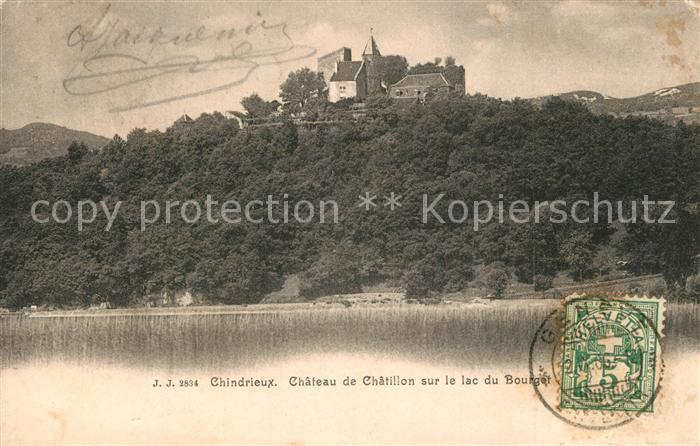 Chindrieux Chateau de Chatillon sur le lac du Bour
