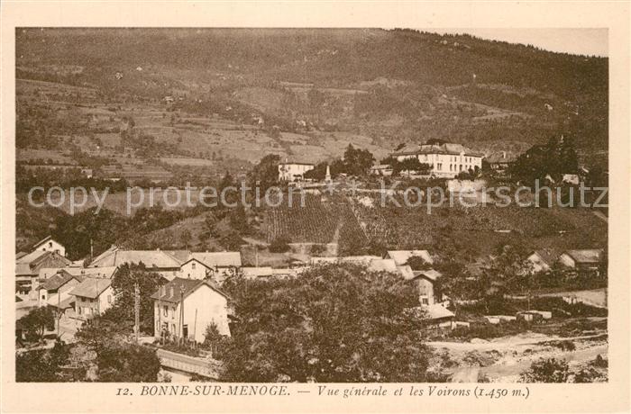 Bonne sur Menoge Vue Generale et les Voirons