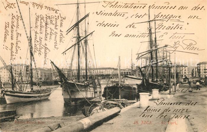 Nice Alpes Maritimes Le Port Beateaux