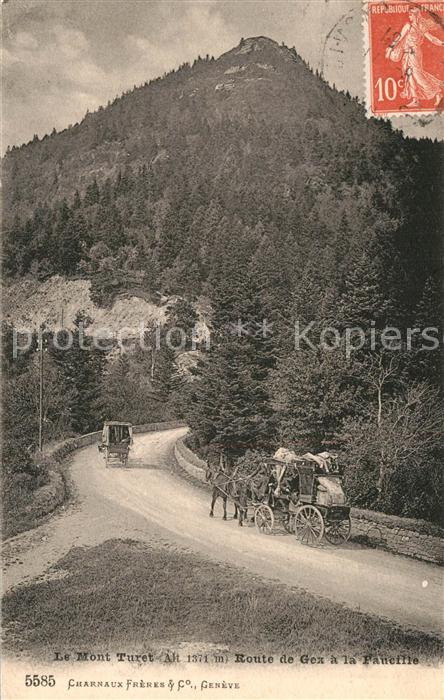 Gex Mont Turet Route de Gex a la Faucille