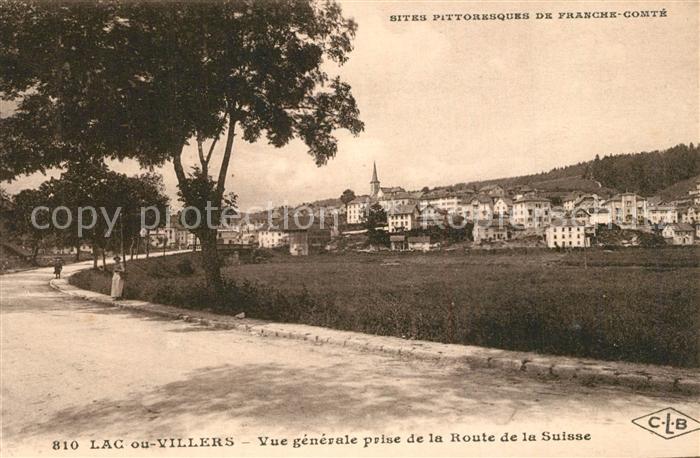 Lac ou Villers Vue Generale prise de la Route de la Suisse