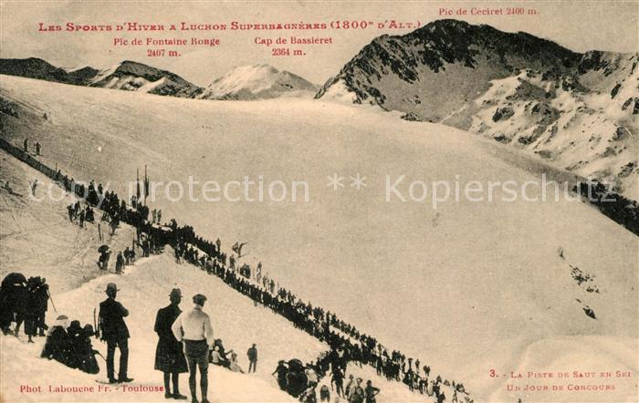 Luchon Superbagneres Sports d_Hiver Piste de Saut en Ski Jou