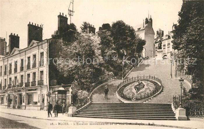 Blois 41 Escalier monumental de la Rue Denis Papin