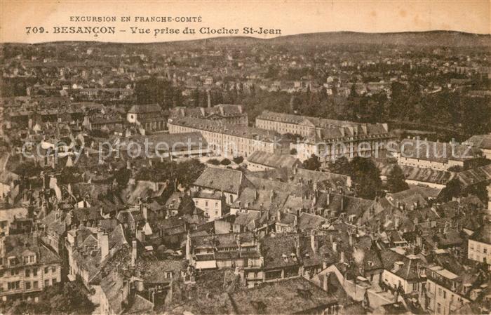 Besancon Doubs Vue prise du Clocher Saint Jean