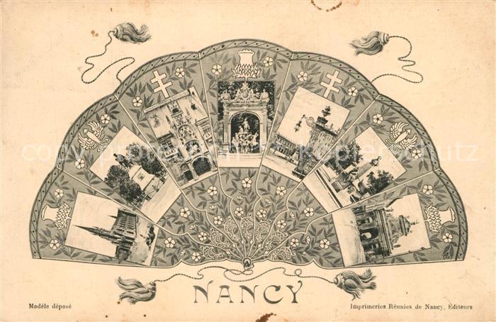 Nancy Lothringen Sehenswuerdigkeiten der Stadt Kuenstlerkarte