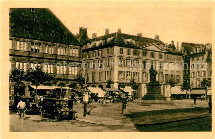 Strasbourg Alsace Place Gutenberg Monument