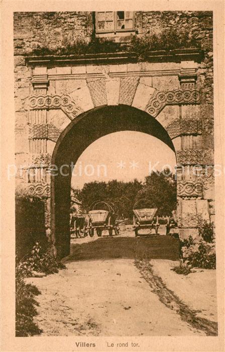 Villers-le-Rond Le rond tor Torbogen