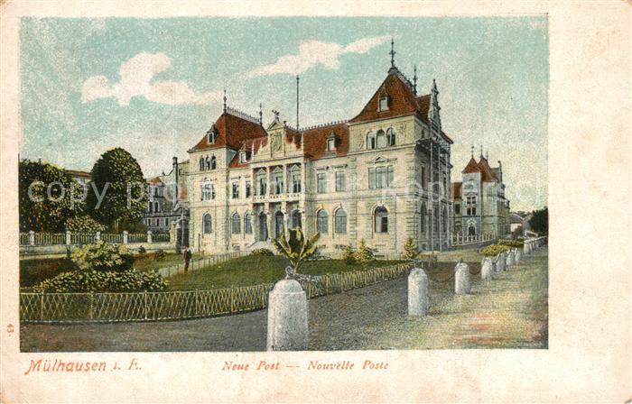 Muelhausen Elsass Neue Post Nouvelle Poste