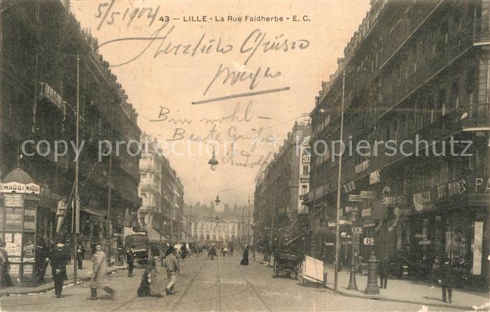 Lille Nord La Rue Faidherbe