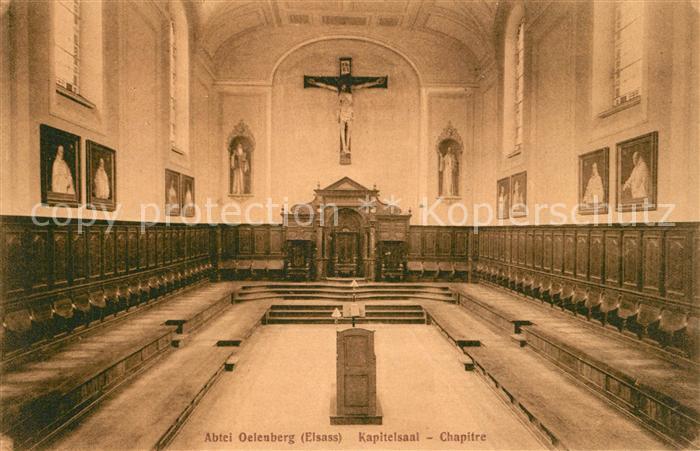 Oelenberg Elsass Abtei Kapitelsaal Chapitre