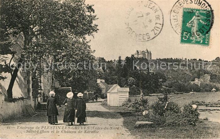 Plestin-les-Greves Saint Efflam et le Chateau de Kératlie