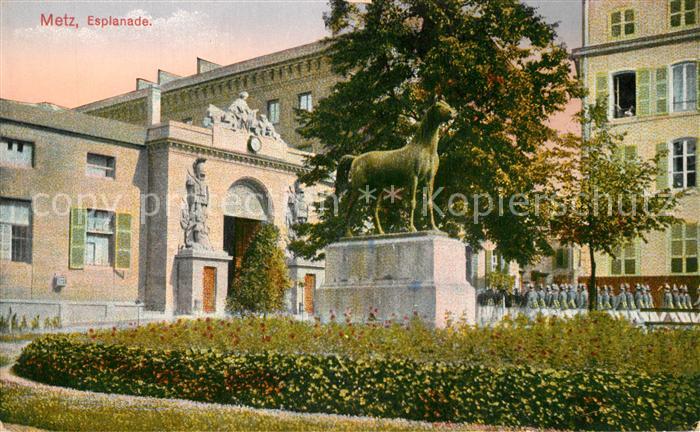 Metz  57 Moselle Esplanade Monument Statue