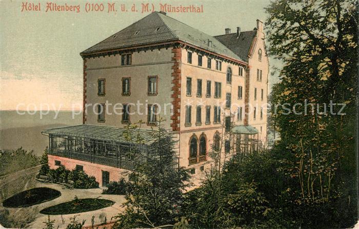 Muenster Elsass Hotel Altenberg Muensterthal