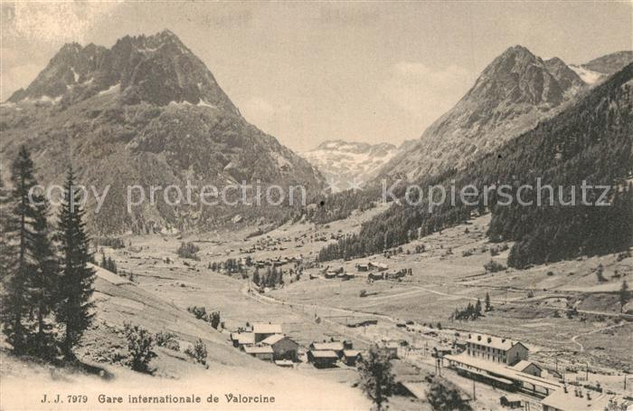 Vallorcine Haute Savoie Panorama Gare internationale Alpes