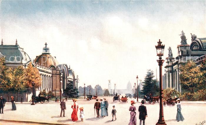 Paris Le Grand et le Petit Paris Oilette Serie 933 No. 29 Kuenstlerkarte