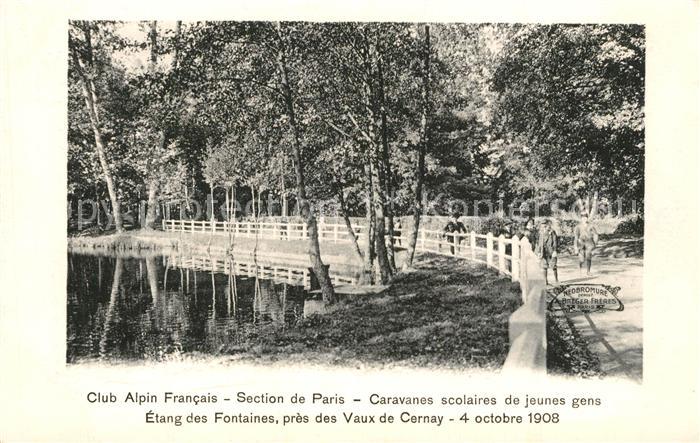 Les Vaux de Cernay Etang des Fontaines Club Alpin Francais