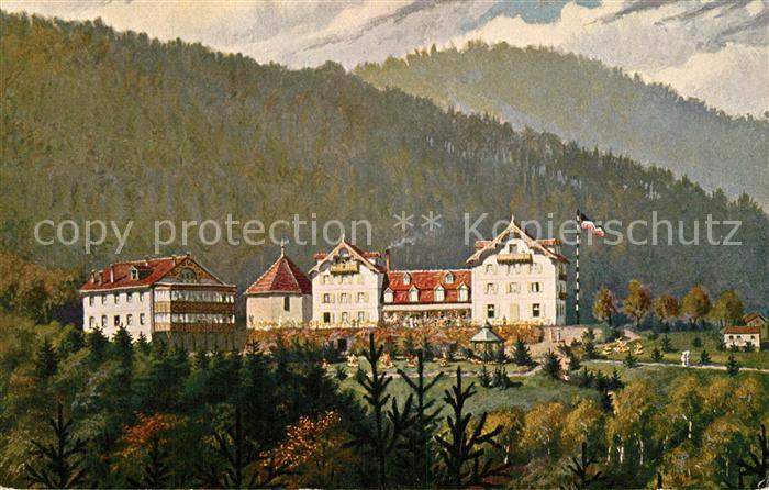 Saint-Anna Thierenbach Luftkurort am Hartmannsweilerkopf Kuenstlerkarte