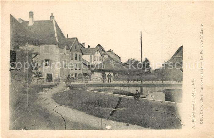 Delle Belfort Pont de l'Allaine Frontière franco suisse