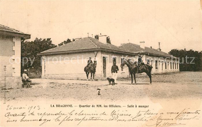 Poitou-Charentes Camp Militaire La Braconne Quartier de MM. les Officiers Salle