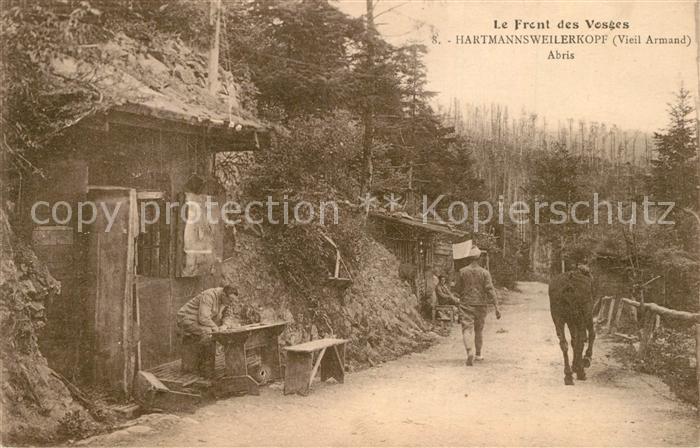 Hartmannsweilerkopf Le Front des Vosges Abris Kriegsschaupl