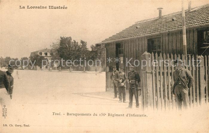 Toul 54 Baraquements du 156e Régiment d Infanterie