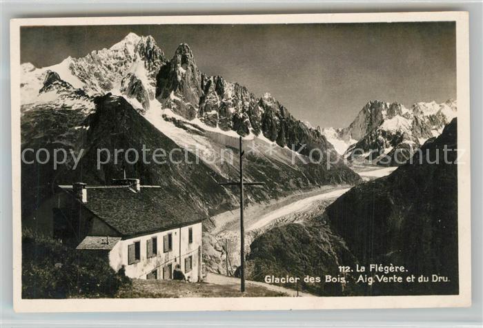La Flegere Glacier des Bois Aiguilles Verte et du Dru