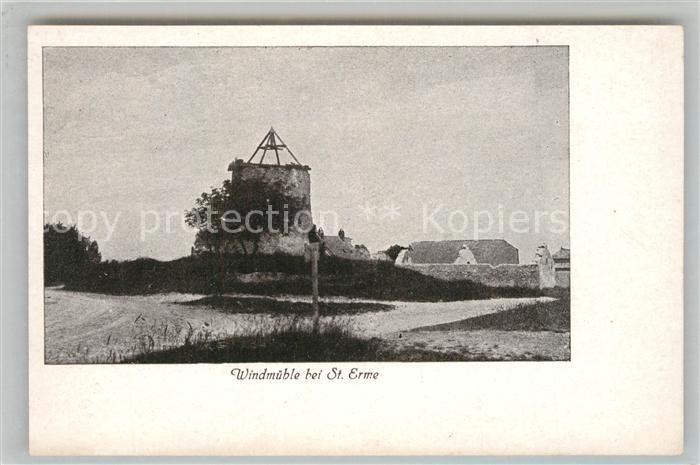 Saint-Erme-Outre-et-Ramecourt Windmuehle Truemmer 1. Weltkrieg