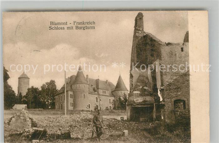 Blamont Doubs Chateau Schloss mit Burgturm