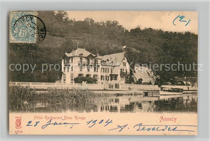 Annecy Haute-Savoie Hotel Restaurant Beau Rivage au Lac