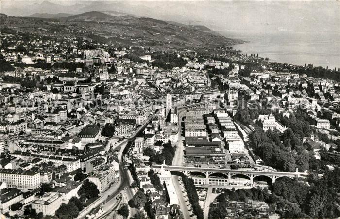 Lausanne VD Fliegeraufnahme