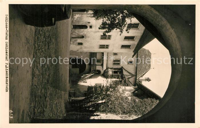 Liechtenstein Schloss Vaduz Schlosshof