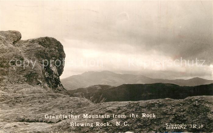 Blowing Rock Grandfather Mountain from the Rock