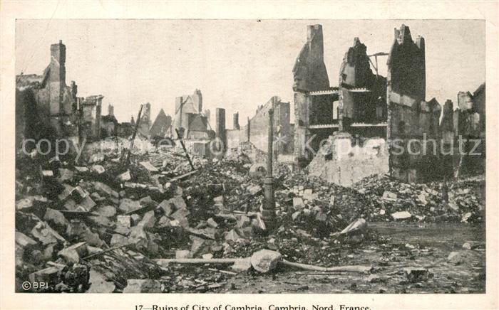 Cambrai Ruines