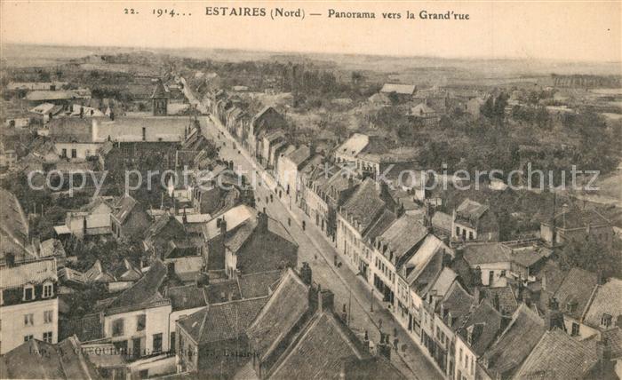 Estaires Panorama vers la Grand rue