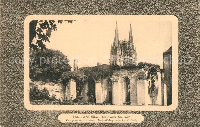 Angers Ruines Toussaint