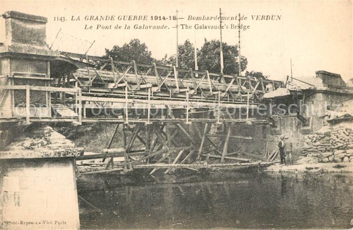 Verdun-sur-Garonne Grand Guerre Bombardements 1914-18 Pont