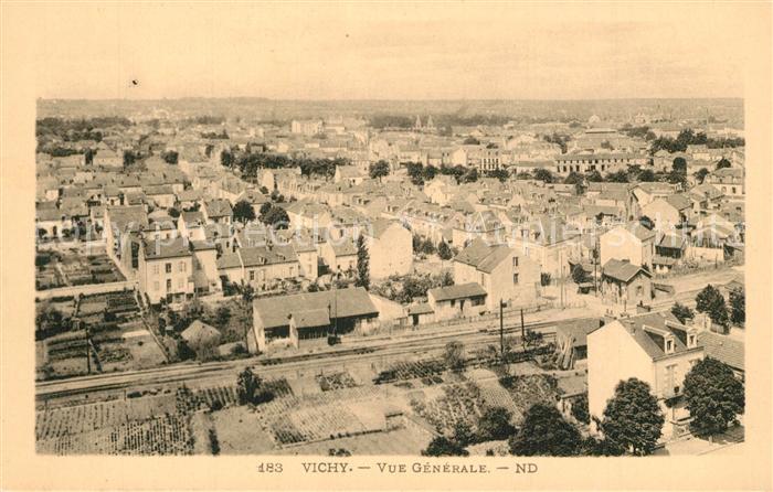 Vichy Allier Fliegeraufnahme