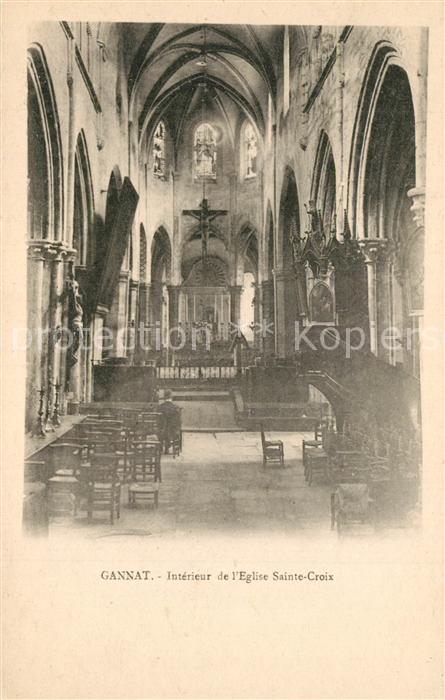 Gannat Eglise Sainte Croix