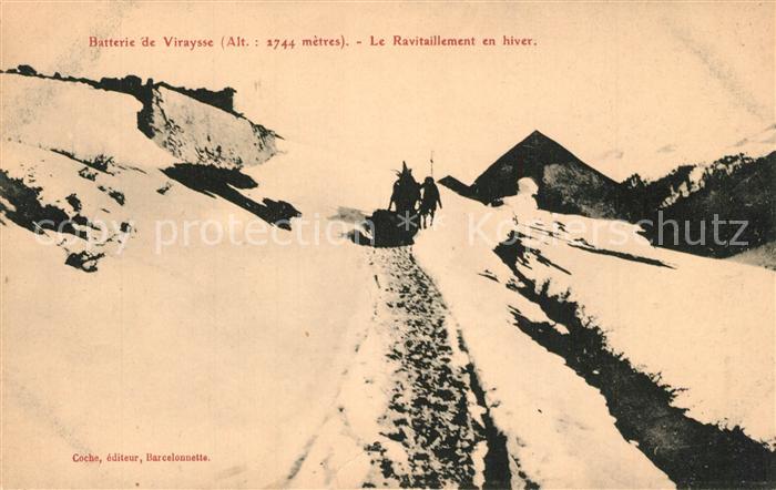 Barcelonnette Betterie de Viraysse Le Ravitaillement en hiver