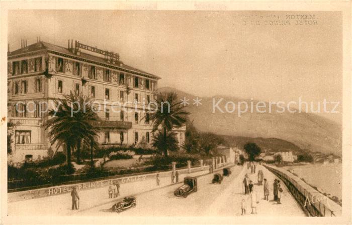 Menton Alpes Maritimes Hotel Prince de Galles