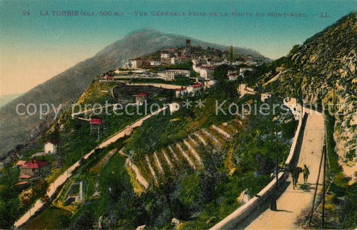 La Turbie Route de Mont Agel