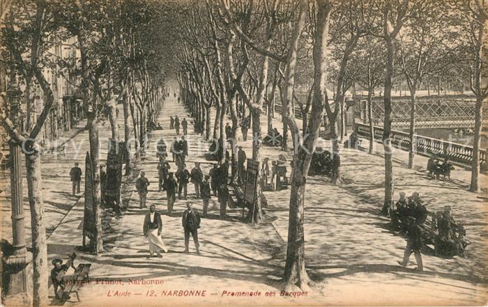 Narbonne Aude Promenade des Barques