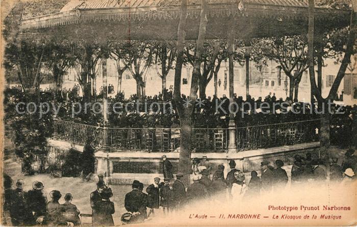 Narbonne Aude Kioske de la Musique