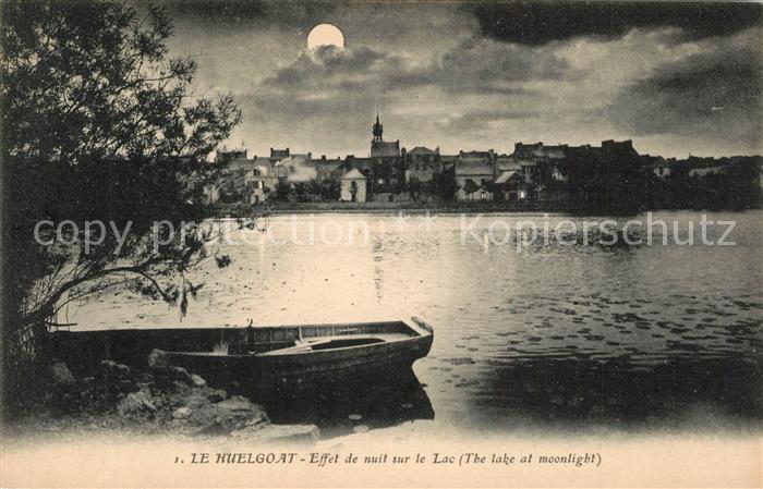Le Huelgoat Effet de nuit sur le Lac