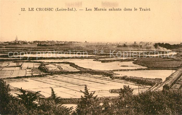 Le Croisic Les Marais salants dans le Traict